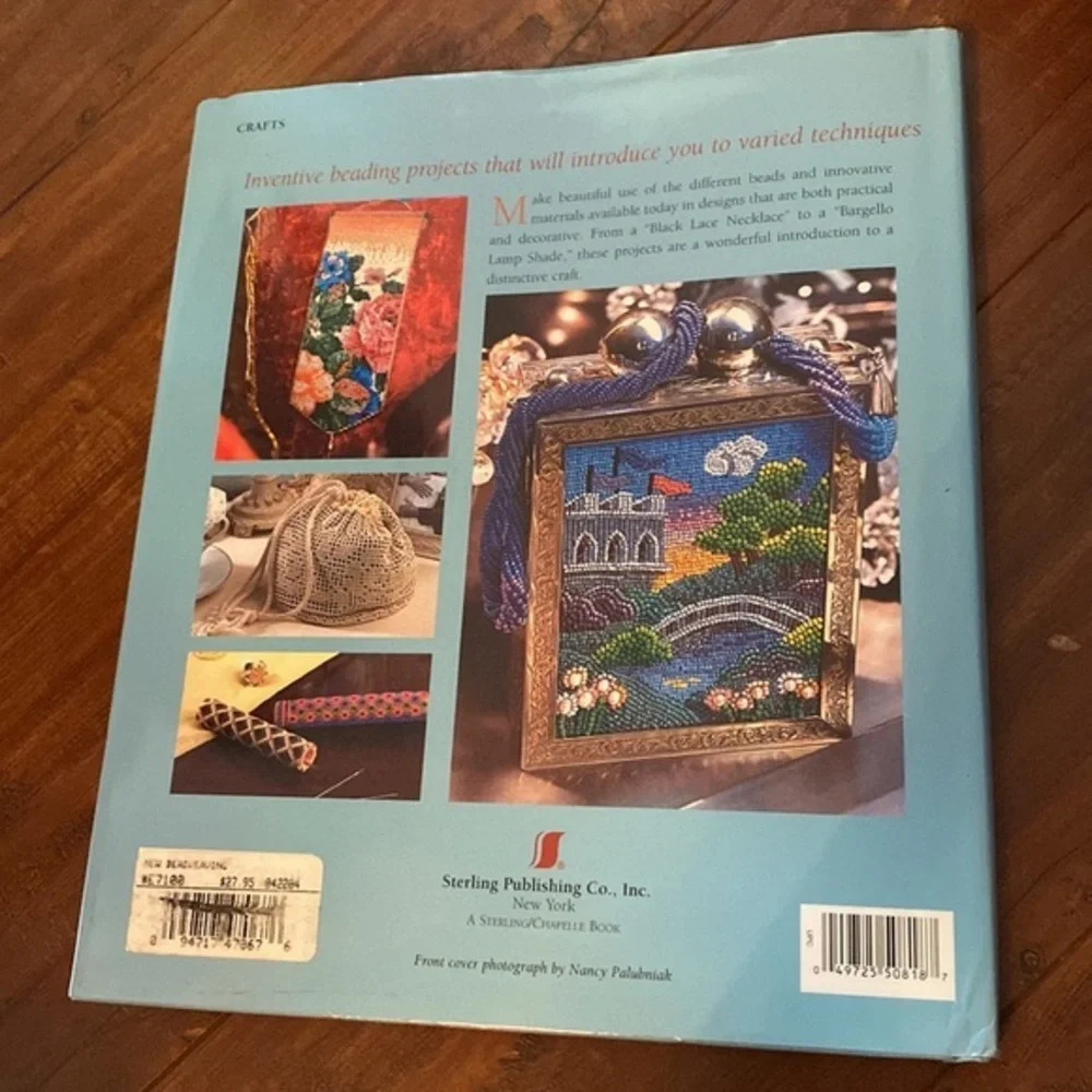 The New Beadweaving: Great Projects with Innovative Materials Ann Benson HC book